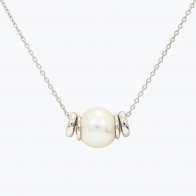 NXT Carrie white fresh water pearl necklace