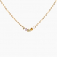 Celestial rainbow diamond necklace