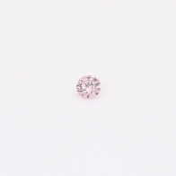 0.045 Carat round-cut FP Argyle pink diamond