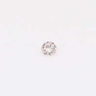 0.065 carat round-cut 7-8P/PR Argyle pink diamond