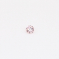 0.05 Carat round-cut FP Argyle pink diamond