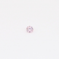 0.035 Carat round-cut FPP Argyle pink diamond