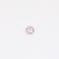 0.07 Carat round-cut FLP Argyle pink diamond