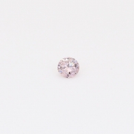 0.075 carat round-cut 7-8P Argyle pink diamond