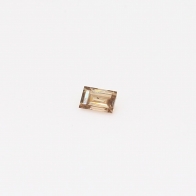 0.08 Carat baguette-cut champagne diamond