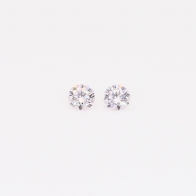 0.10 Total carat trio of round-cut 8-9P/PP Argyle pink diamonds