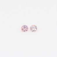 0.06 Total carat pair of 6-7PR Argyle pink diamonds