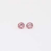 0.08 Total carat pair of FIP Argyle pink diamonds