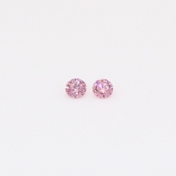 0.06 Total carat pair of FIPP Argyle pink diamonds