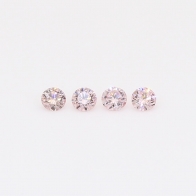 0.14 Total carat parcel of round-cut 6-7PR Argyle pink diamonds