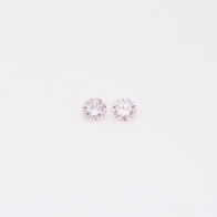 0.05 Total carat pair of FLP Argyle pink diamonds