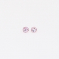 0.05 Total carat pair of FPP Argyle pink diamonds