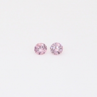 0.08 Total carat pair of FPP Argyle pink diamonds