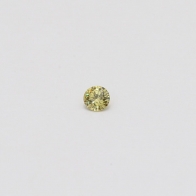 0.05 Carat round cut green diamond