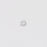 0.05 Carat round cut white diamond