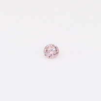 0.065 carat round-cut FP Argyle pink diamond