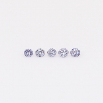 0.075 Total carat parcel of round-cut BL2 Argyle blue diamonds