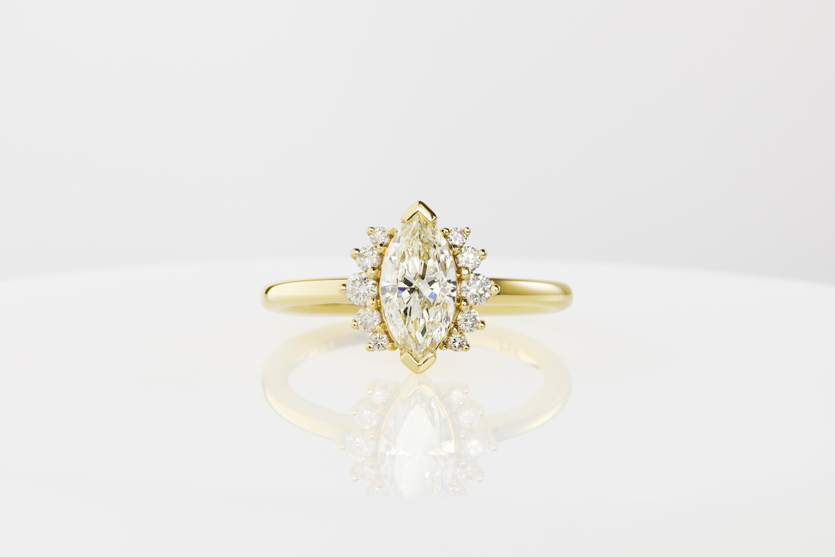 upgrade your engagement ring by adding more diamonds