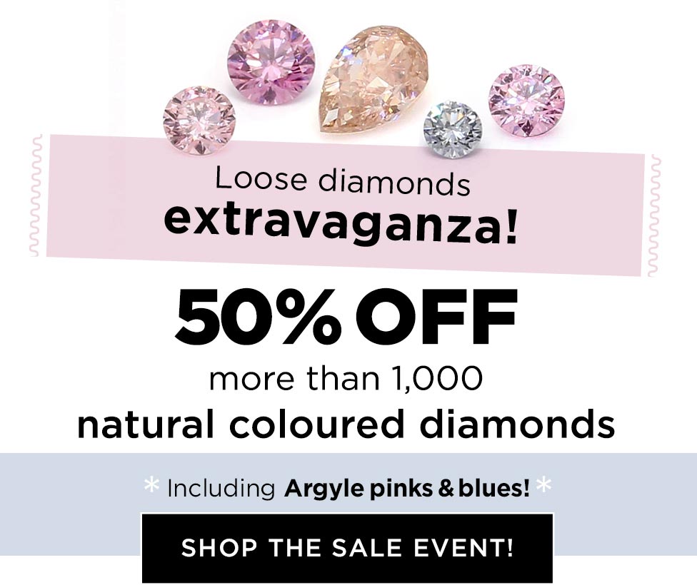 Shop 50% off selected Argyle pink diamonds | Nina's Jewellery